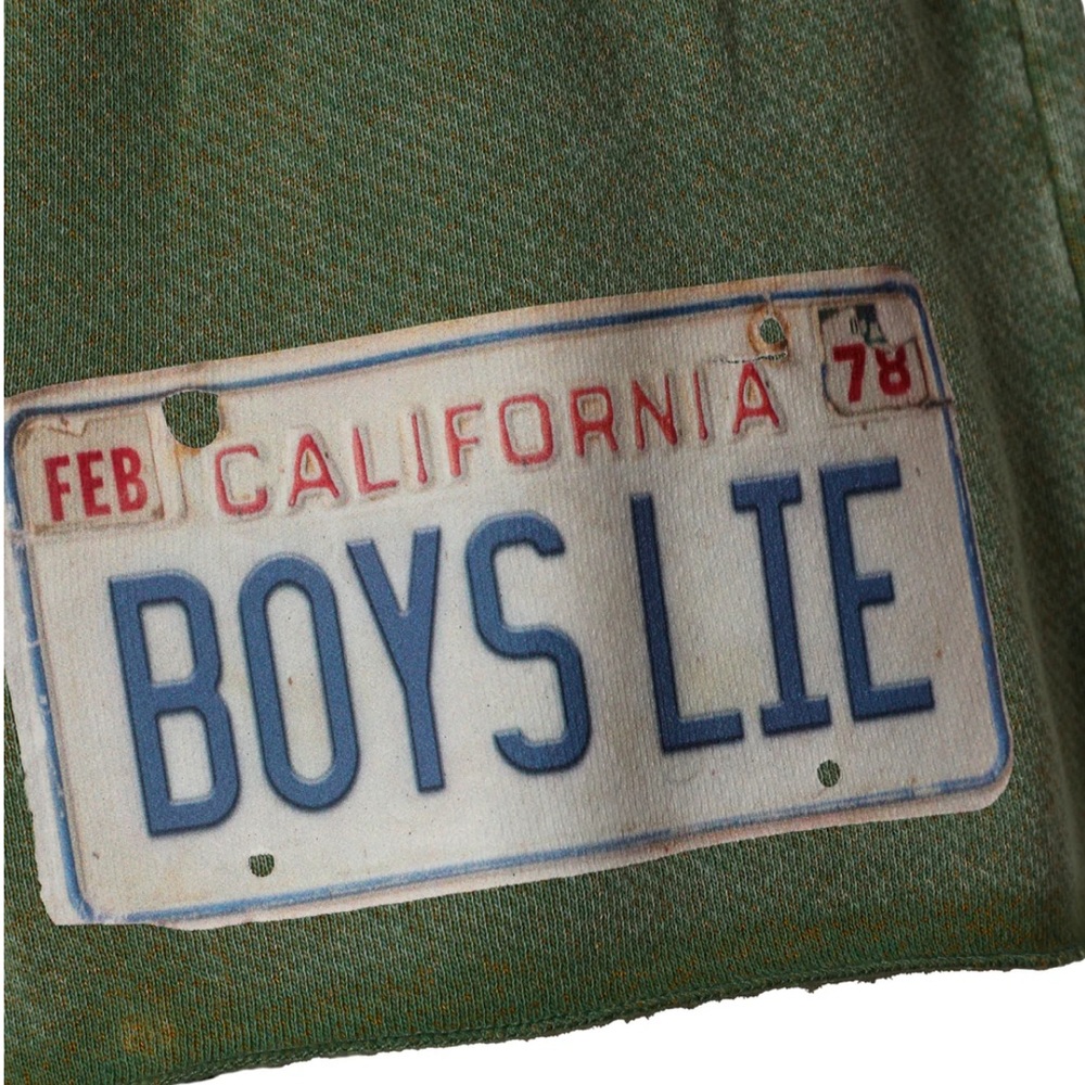 Green 'Boys Lie' Shorts Just Fore You collection - Picture 3 of 4